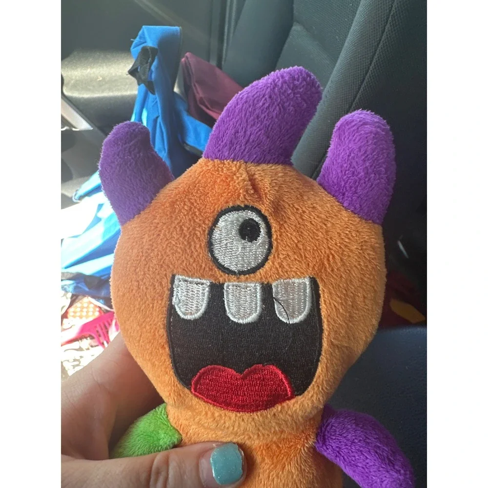 Dan Dee Collectors Choice One Eyed Monster Plush Orange Purple Green H122916-A